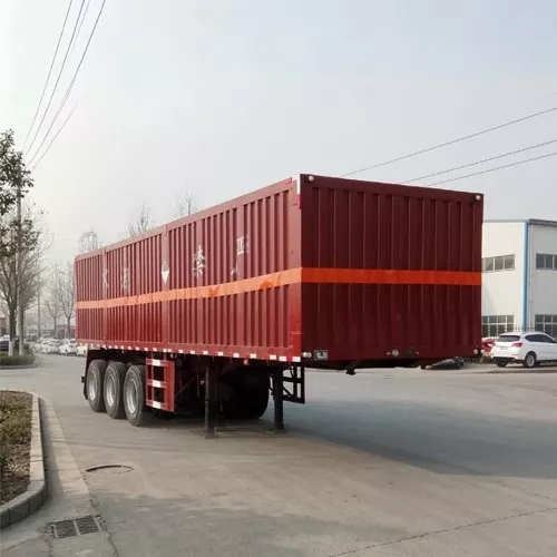 Стандардна полуприколка за опасна хемиска кутија